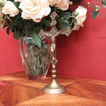 Load image into Gallery viewer, x SOLD Antique Crucifix, French Brass Free-standing Corpus on the Cross, Home Devotion. B11594