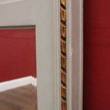 Load image into Gallery viewer, Antique French Mirror, An Antique French Grey Oak Bevelled Edge Wall Mirror with Gilt Trim. B11998