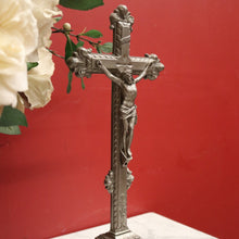Load image into Gallery viewer, x SOLD Antique French Crucifix, Christ on Cross, Altar Crucifix, Home Worship Cross B11443