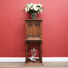 Load image into Gallery viewer, x SOLD Antique French Oak Sacrament Cabinet, Wine or Alcohol Cupboard, or Hall Cabinet. B11828