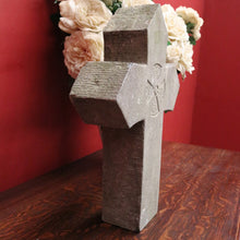 Load image into Gallery viewer, x SOLD Antique French Cross or Crucifix, Bluestone Home Worship and Devotion Cross. B11853