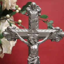 Load image into Gallery viewer, x SOLD Antique French Crucifix, Christ on Cross, Altar Crucifix, Home Worship Cross B11443