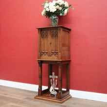 Load image into Gallery viewer, x SOLD Antique French Oak Sacrament Cabinet, Wine or Alcohol Cupboard, or Hall Cabinet. B11828
