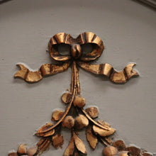 Load image into Gallery viewer, Antique French Mirror, An Antique French Grey Oak Bevelled Edge Wall Mirror with Gilt Trim. B11998