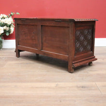 Load image into Gallery viewer, x SOLD Antique French Blanket Box, Lift Lid Toy Chest or Hall Trunk, Bedroom Coffer. B11570