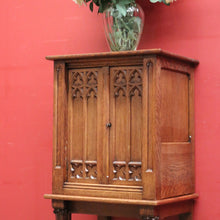 Load image into Gallery viewer, x SOLD Antique French Oak Sacrament Cabinet, Wine or Alcohol Cupboard, or Hall Cabinet. B11828