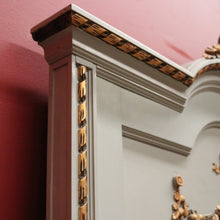 Load image into Gallery viewer, Antique French Mirror, An Antique French Grey Oak Bevelled Edge Wall Mirror with Gilt Trim. B11998