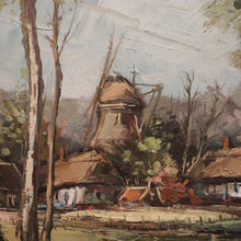 Load image into Gallery viewer, x SOLD Large and well painted Dutch Country Scene Oil on Canvas, Signed to the Bottom Right. B11428