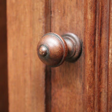 Load image into Gallery viewer, x SOLD Pair of Antique French Walnut and White Marble Bedside Cabinets or Lamp Tables. B 11526