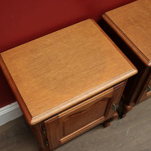 Load image into Gallery viewer, x SOLD Pair of Vintage French Lamp Cabinets, or Bedside Cabinets, or Hall Cupboards. B11790