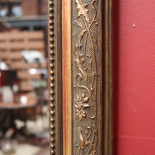 Load image into Gallery viewer, Antique French Gilt Wall Mirror with Flowers, Foliage, and Cherubs/Putti Decorations. B11683
