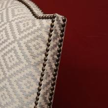 Load image into Gallery viewer, x SOLD Antique French Armchair, French Gothic Oak and Fabric Armchair, Bedroom or Hall Chair. B10511