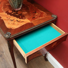 Load image into Gallery viewer, x SOLD Antique French Walnut and Marquetry Top Fold-Over Card Table or Games Table. B11896
