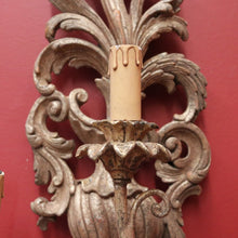 Load image into Gallery viewer, x SOLD Antique Italian Villa Wall Light or Wall Scone with Three Light Fittings. B11741