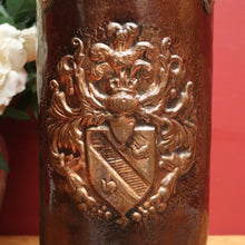 Load image into Gallery viewer, x SOLD Antique French Brass and Copper Umbrella Holder or Stand, also for Walking Sticks or Canes. B11872