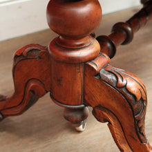 Load image into Gallery viewer, x SOLD Antique English Burr Walnut Drop Leaf Table, Wine, Side, Sutherland Table. B11810