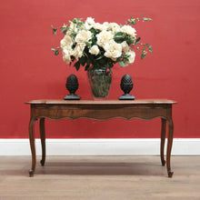 Load image into Gallery viewer, x SOLD Vintage French Coffee Table with Drawer to Each end and Brass Handles. B11703