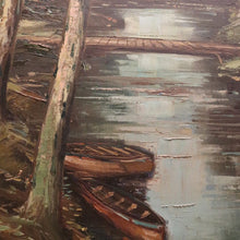 Load image into Gallery viewer, x SOLD Large and well painted Dutch Country Scene Oil on Canvas, Signed to the Bottom Right. B11428