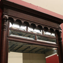 Load image into Gallery viewer, x SOLD Antique French Oak Bevelled Mirror, Hall Mirror, Dressing Mirror or Mantel Mirror. B11514