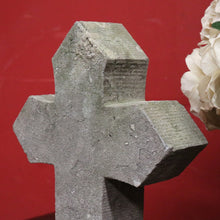 Load image into Gallery viewer, x SOLD Antique French Cross or Crucifix, Bluestone Home Worship and Devotion Cross. B11853