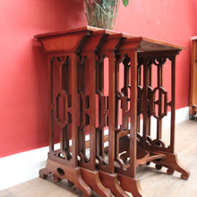 Load image into Gallery viewer, x SOLD Nesting Table, Nest of Table, Four Lamp or Side Table, Antique French Nest of Four Tables B11519