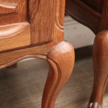 Load image into Gallery viewer, x SOLD Pair of French Lamp Tables or Bedside Tables with Cupboard Storage, French Oak. B11966