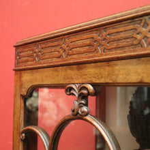 Load image into Gallery viewer, x SOLD Antique China Cabinet - Ricketts and Thorp Australian Glass Shelf Display Cabinet. B11918