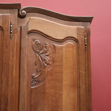 Load image into Gallery viewer, x SOLD Antique French Oak Four-Door Armoire Wardrobe, Linen Press, Cabinet or Cupboard. B11750