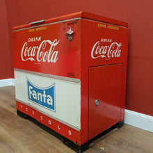 Load image into Gallery viewer, x SOLD Vintage, almost antique 1950s Coco-Cola machine or fridge.