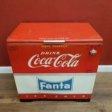 Load image into Gallery viewer, x SOLD Vintage, almost antique 1950s Coco-Cola machine or fridge.