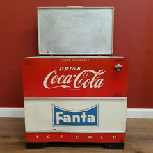 Load image into Gallery viewer, x SOLD Vintage, almost antique 1950s Coco-Cola machine or fridge.