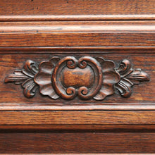 Load image into Gallery viewer, x SOLD Antique French Oak Writing Bureau with Two Drawers Below the Desk. Chest of Drawers. B11464