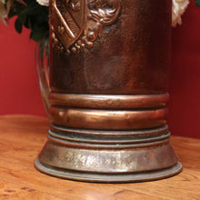 Load image into Gallery viewer, x SOLD Antique French Brass and Copper Umbrella Holder or Stand, also for Walking Sticks or Canes. B11872