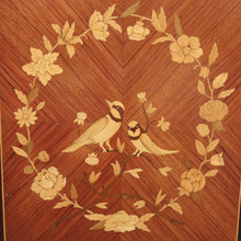 Load image into Gallery viewer, x SOLD French Walnut and Marble Hall Cabinet or Side Cupboard with Marble Top and Felt Lined. B11869