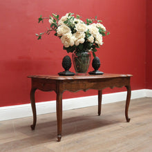 Load image into Gallery viewer, x SOLD Vintage French Coffee Table with Drawer to Each end and Brass Handles. B11703