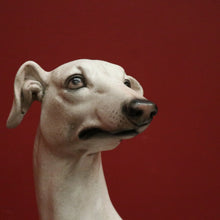 Load image into Gallery viewer, x SOLD Whippet, composite Whippet Statue, Door Stop, Garden, Verandah or Interiors Décor. B11775