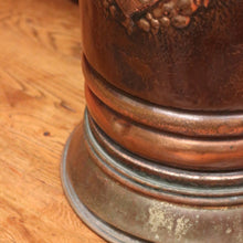 Load image into Gallery viewer, x SOLD Antique French Brass and Copper Umbrella Holder or Stand, also for Walking Sticks or Canes. B11872