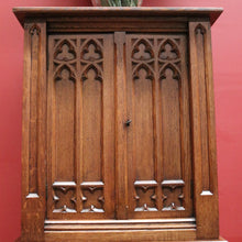Load image into Gallery viewer, x SOLD Antique French Oak Sacrament Cabinet, Wine or Alcohol Cupboard, or Hall Cabinet. B11828