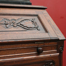 Load image into Gallery viewer, x SOLD Antique French Oak Writing Bureau with Two Drawers Below the Desk. Chest of Drawers. B11464