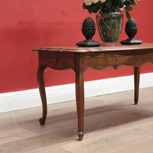 Load image into Gallery viewer, x SOLD Vintage French Coffee Table with Drawer to Each end and Brass Handles. B11703