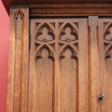 Load image into Gallery viewer, x SOLD Antique French Oak Sacrament Cabinet, Wine or Alcohol Cupboard, or Hall Cabinet. B11828