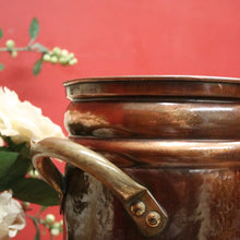 Load image into Gallery viewer, x SOLD Antique French Brass and Copper Umbrella Holder or Stand, also for Walking Sticks or Canes. B11872