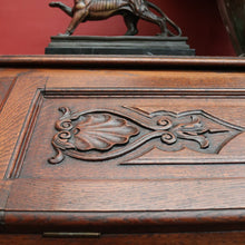 Load image into Gallery viewer, x SOLD Antique French Oak Writing Bureau with Two Drawers Below the Desk. Chest of Drawers. B11464