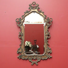 Load image into Gallery viewer, x SOLD Antique Italian Floral Gilt Wall Mirror, Hall Mirror Vanity Mirror, Gilt Frame. B11310