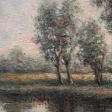 Load image into Gallery viewer, x SOLD Antique Gilt Timber Frame Oil on Canvas, Oil Painting, Country Landscape Scene. B11701