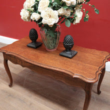 Load image into Gallery viewer, x SOLD Vintage French Coffee Table with Drawer to Each end and Brass Handles. B11703