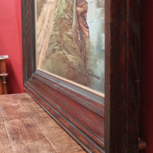 Load image into Gallery viewer, x SOLD Large and well painted Dutch Country Scene Oil on Canvas, Signed to the Bottom Right. B11428