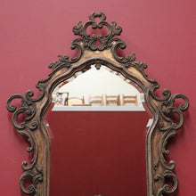 Load image into Gallery viewer, x SOLD Antique Italian Floral Gilt Wall Mirror, Hall Mirror Vanity Mirror, Gilt Frame. B11310