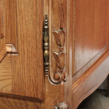Load image into Gallery viewer, x SOLD Vintage French Oak Drinks Cabinet, Hall Cupboard or Linen Press, TV Unit. B11558