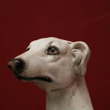 Load image into Gallery viewer, x SOLD Whippet, composite Whippet Statue, Door Stop, Garden, Verandah or Interiors Décor. B11775